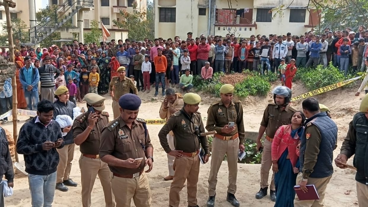 man and girl murdered in Mitauli of Lakhimpur Kheri