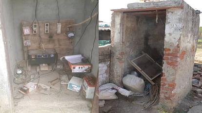 among toilets built with crores of under Swachh Bharat Mission some do not have seats and doors In Firozabad