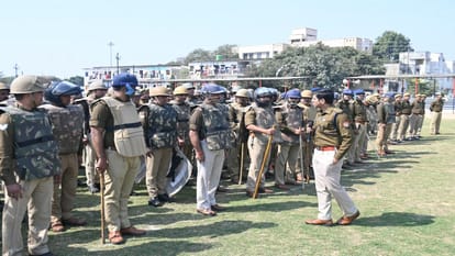 Police conducted mock drill to deal with emergency in police line bareilly