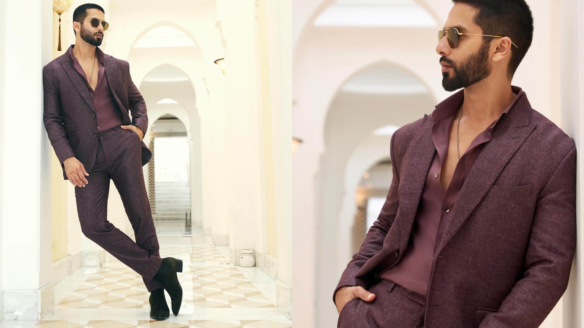 wedding fashion for mens Shahid Kapoor suit collection for wedding