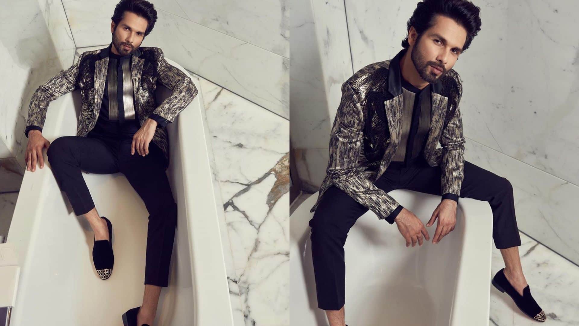 wedding fashion for mens Shahid Kapoor suit collection for wedding