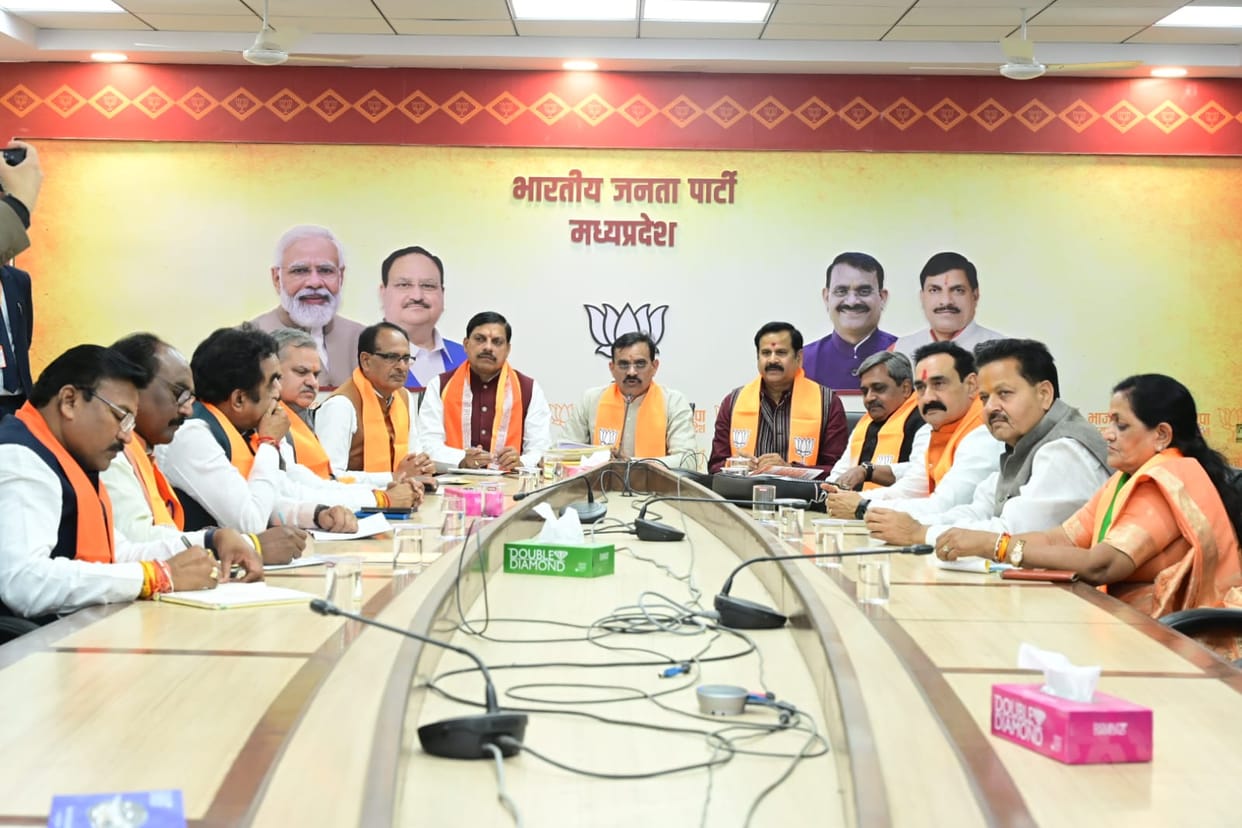 MP News: Brainstorming on the faces of BJP's Lok Sabha candidates, will give final shape today in Delhi, first