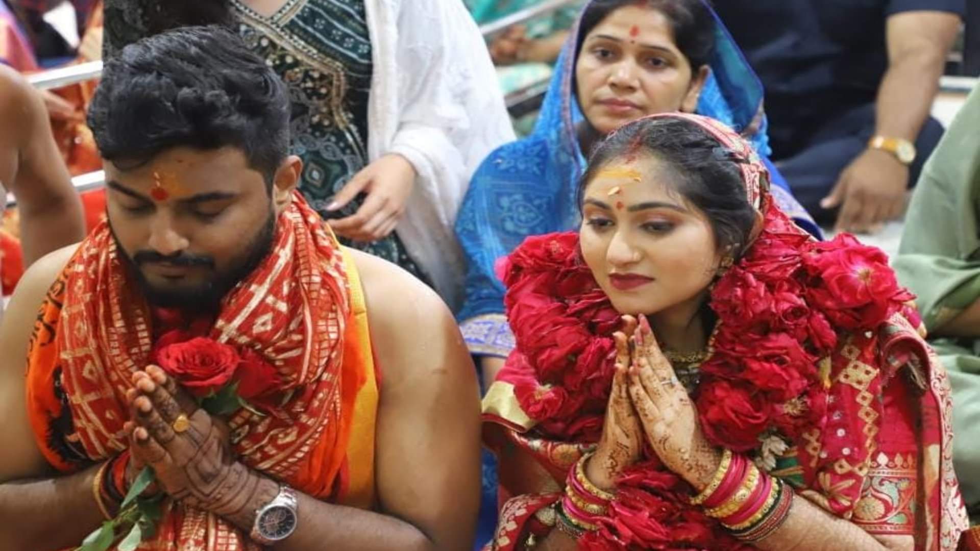 CM Mohan Yadav's son and daughter-in-law visited Mahakal; Started married life with blessings of Mahadev