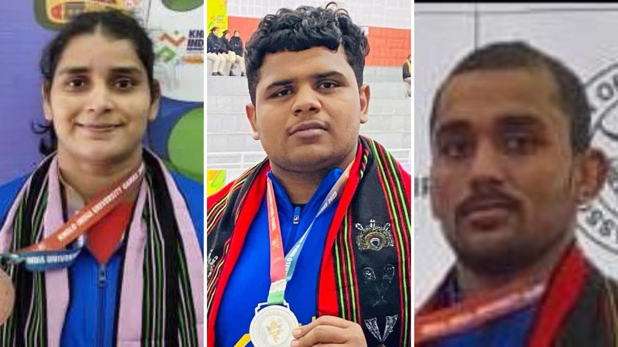 Kashi players gets three medals in Khelo India wrestling