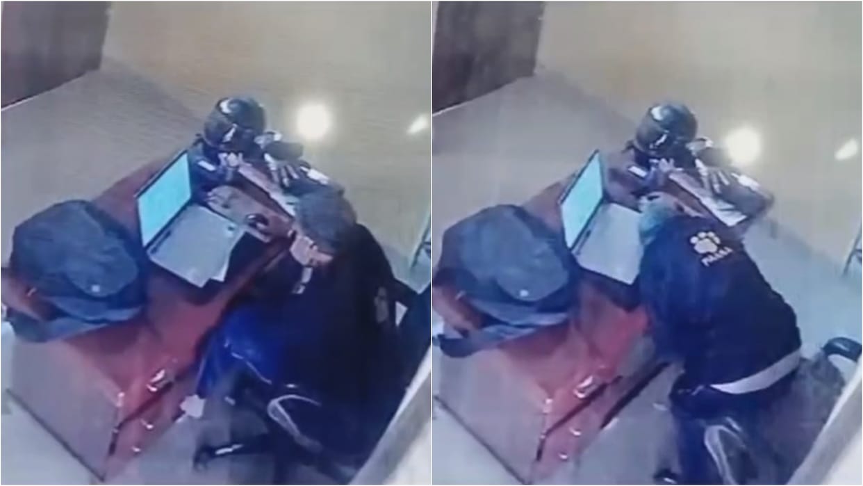 Niwari News: Patwari suffered heart attack while working; The entire incident was captured in CCTV