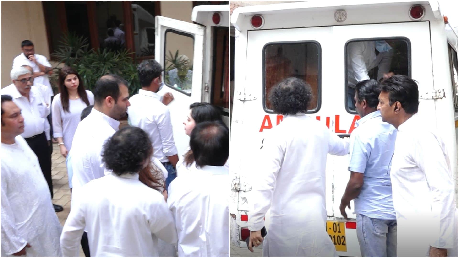 Pankaj Udhas Last Rites: Ghazal Singer body reached at residence Family Members and friends Relatives arrived