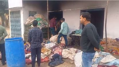 Rajasthan News: Goods worth lakhs destroyed due to fire in tent warehouse, fire brigade did not reach on time