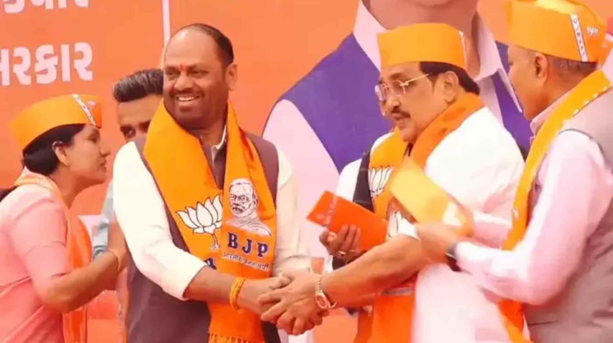Congress suffers jolt in Gujarat as its Rajya Sabha MP Naran Rathwa joins BJP