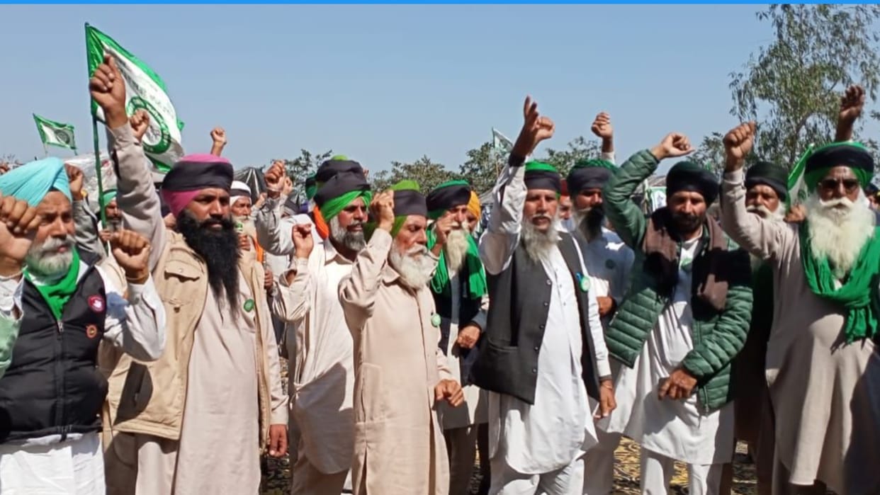 Kisan Andolan: Farmers took out peace march, joint meeting of both the organizations will be held