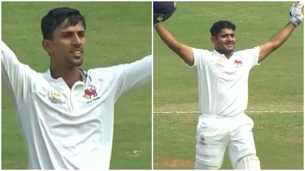 Tanush Kotian and Tushar Deshpande become first Number 10 and 11 to hit centuries in a Ranji Trophy innings