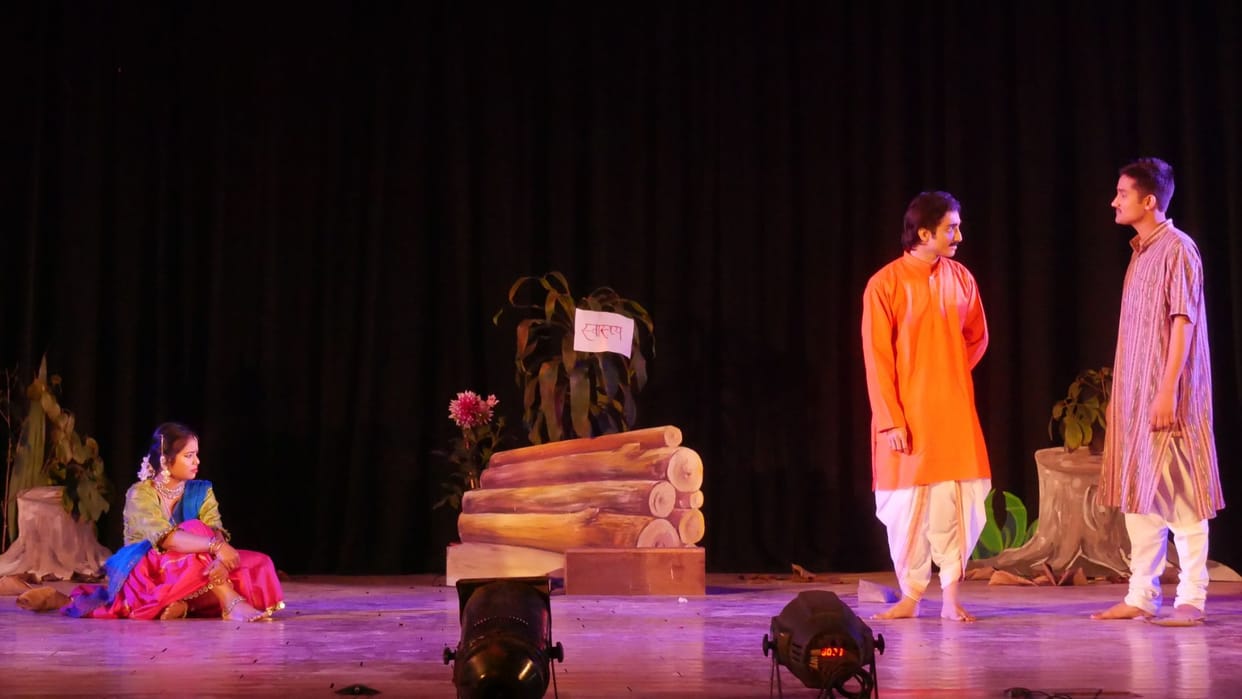 Jaishankar Prasad drama play Ek Ghoont in varanasi bhu