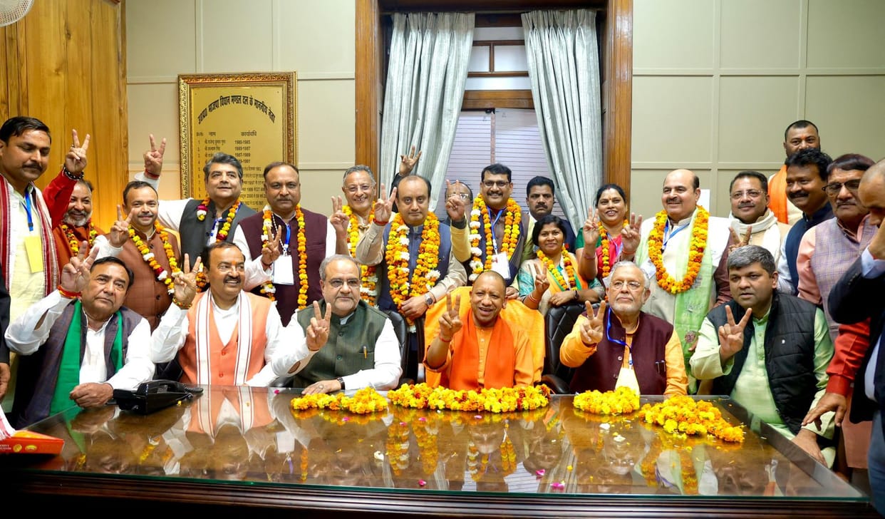 Rajya Sabha Election : CM Yogi Adityanath wishesh all BJP candidates.
