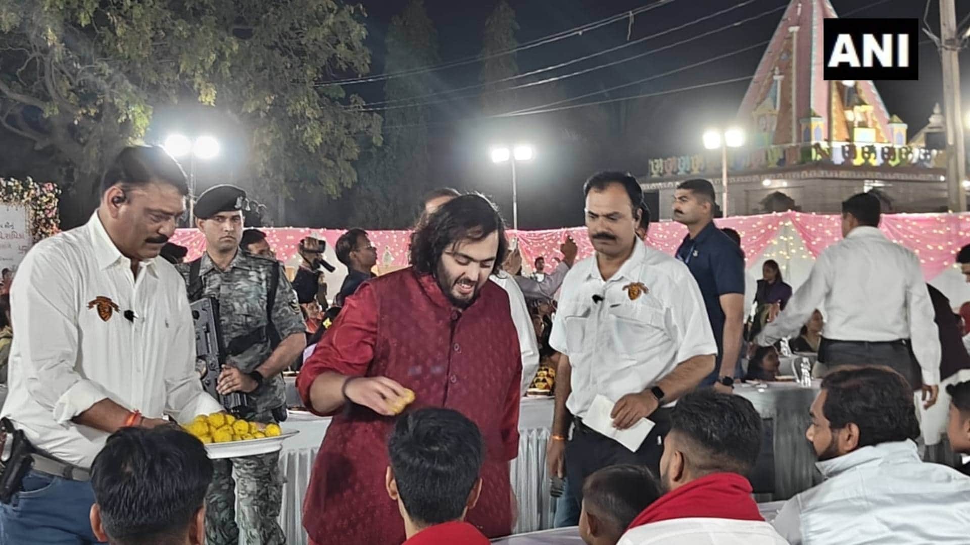 Anant Ambani to be wife Radhika Merchant seen welcoming paparazzi in Jamnagar won hearts with her generosity