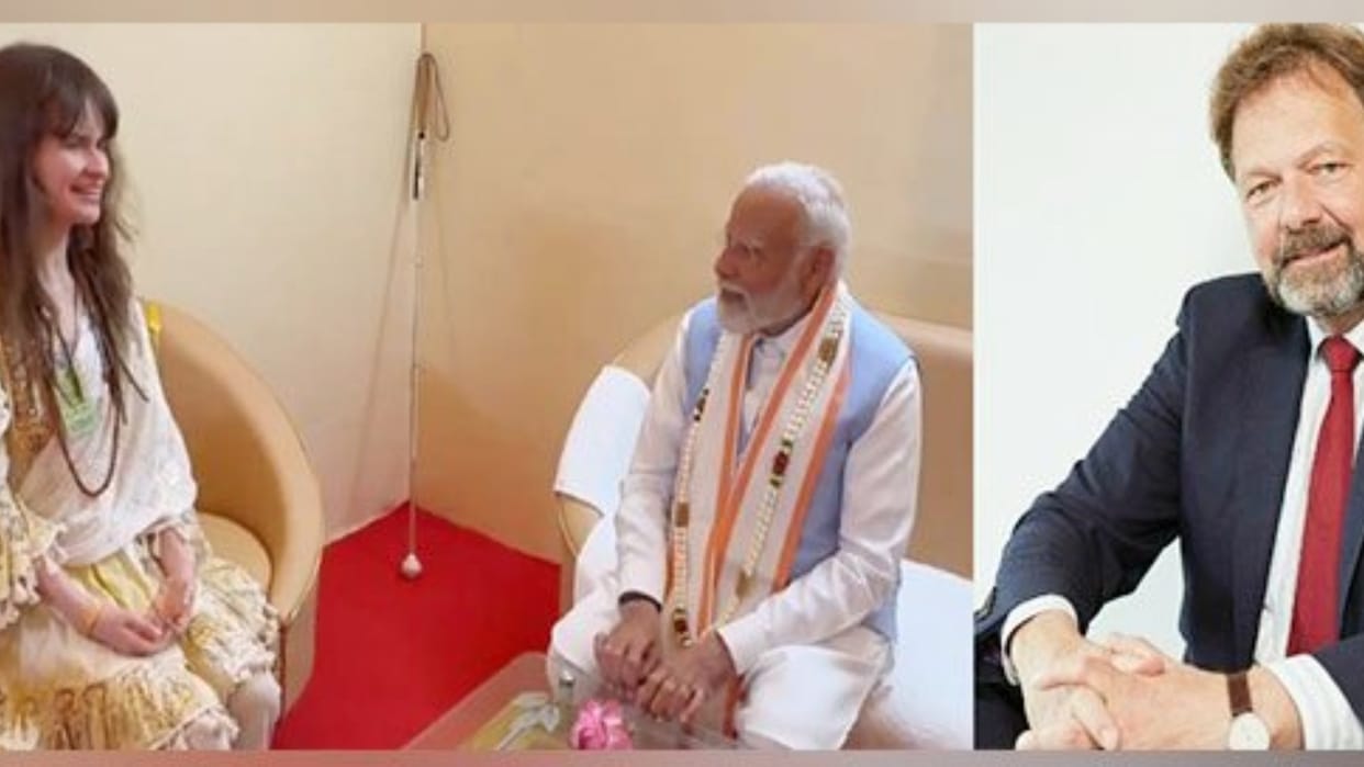 German envoy philipp ackermann thanks PM Modi for meeting singer Cassandra Mae Spittmann