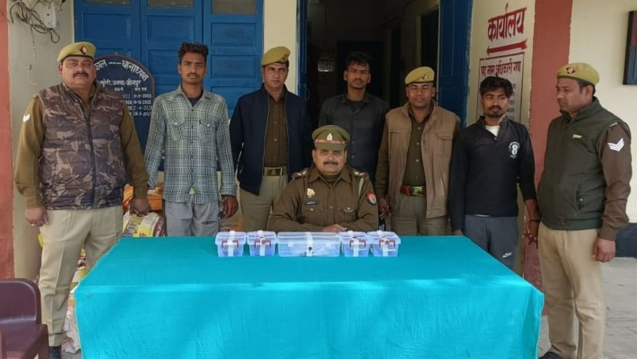 Four robbers arrested in police encounter in Jaunpur