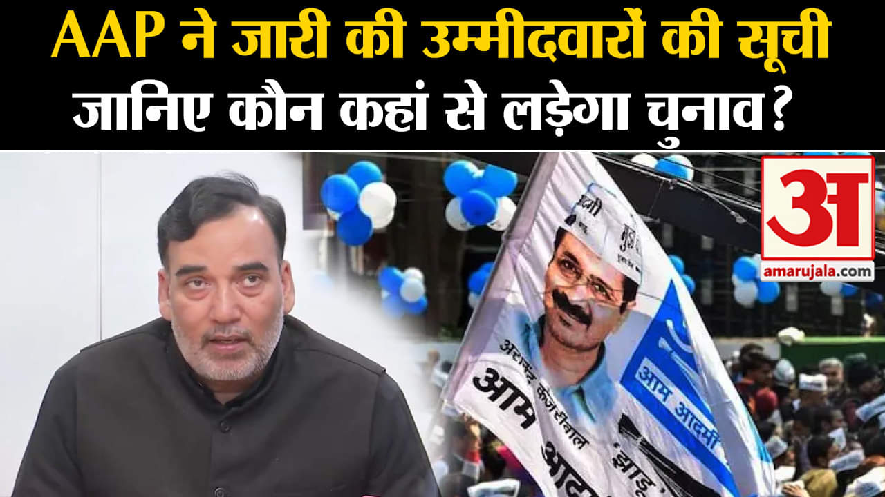 Lok Sabha Election 2024:AAP ने जारी की उम्मीदवारों की सूची जानिए कौन कहां से लड़ेगा चुनाव?