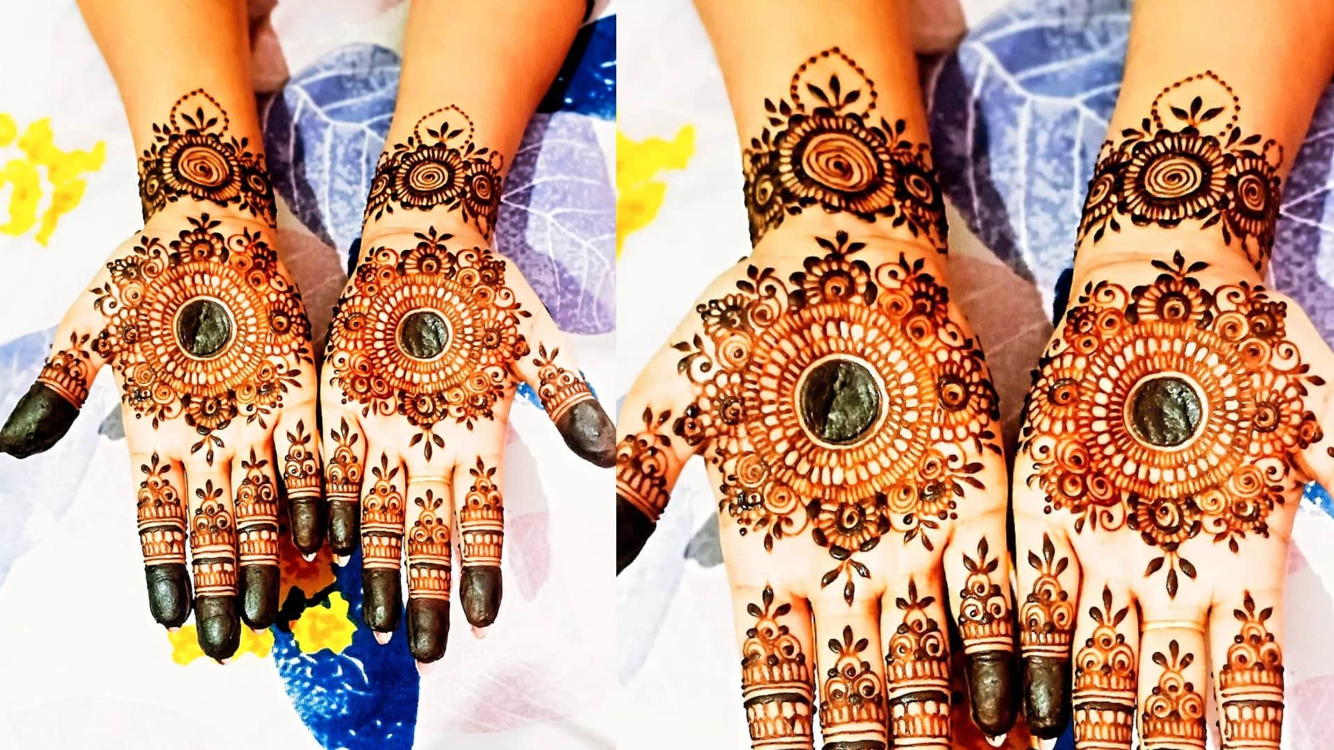 Rakul Preet wedding mehndi design simple Mehndi Design inspired by Rakul Preet