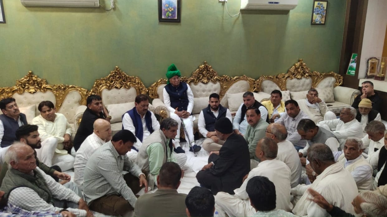 Nafe Singh Rathi murder case: Former CM OP Chautala arrives to express condolences