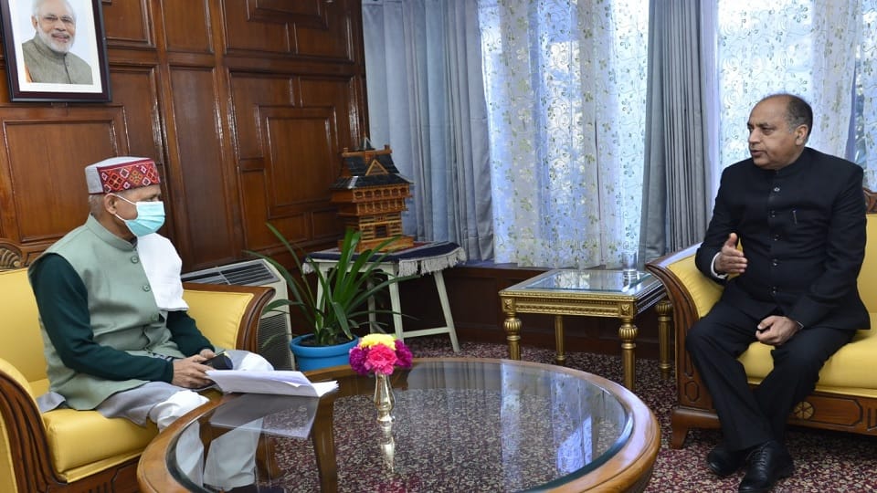 Jairam Thakur reached Raj Bhavan to meet the Governor