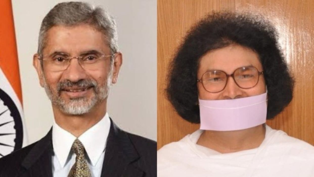 EAM Jaishankar Acharya Lokesh Muni as Global Jain Peace Ambassador