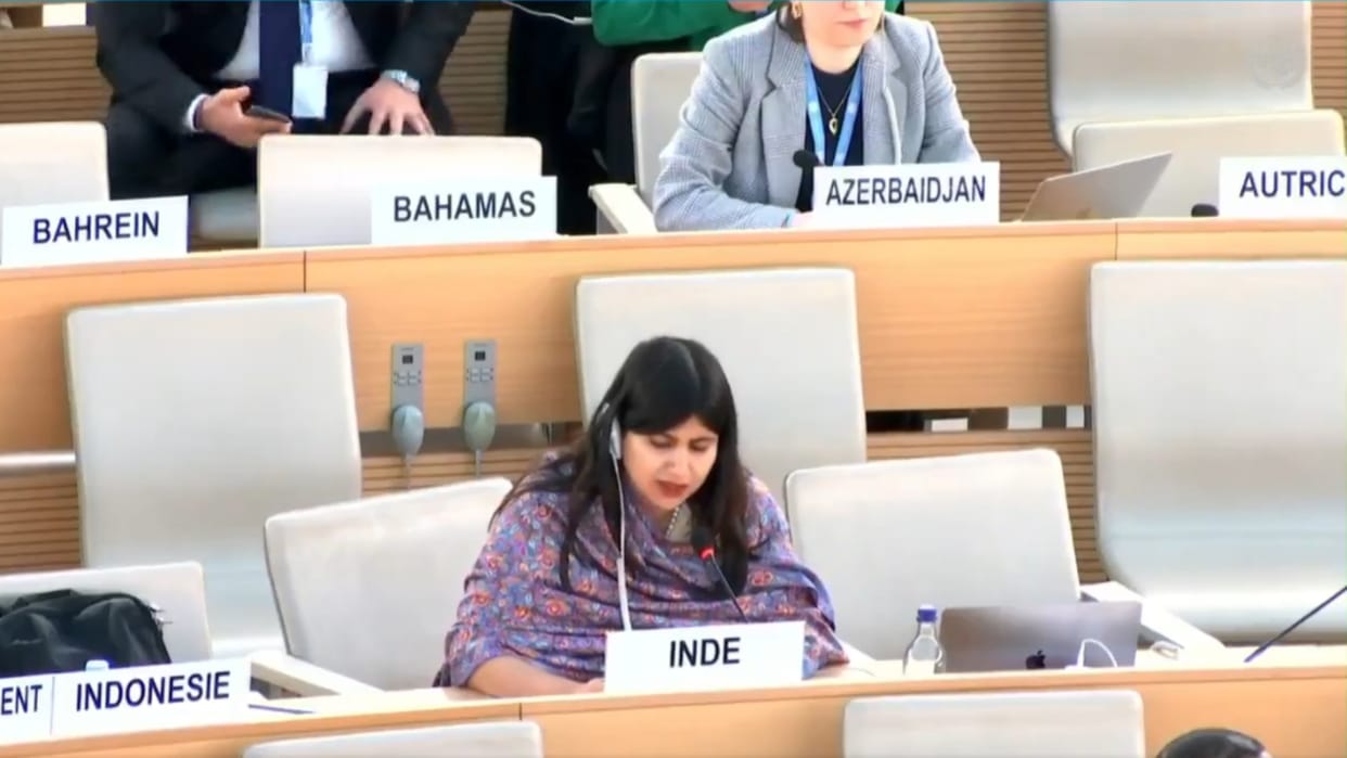 India right to reply to pakistan turkey over jammu kashmir minorities in un 5th human rights council session