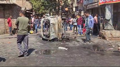 रघुबीर नगर में बवाल।