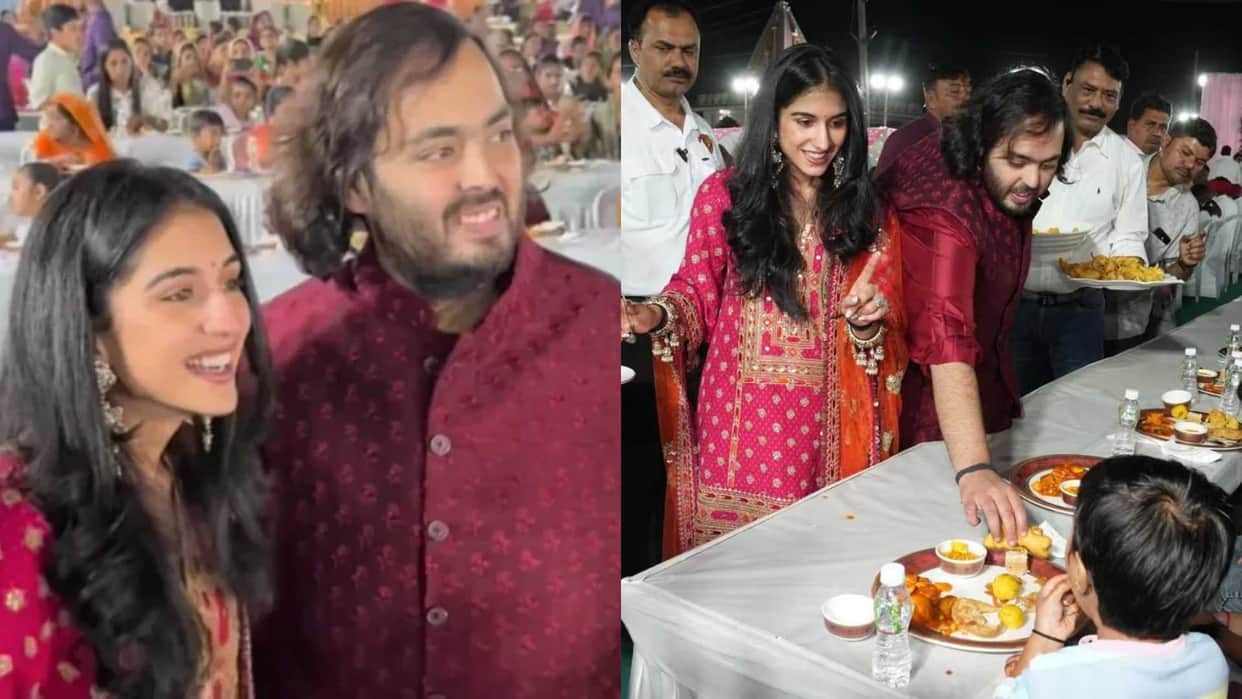 Anant Ambani to be wife Radhika Merchant seen welcoming paparazzi in Jamnagar won hearts with her generosity