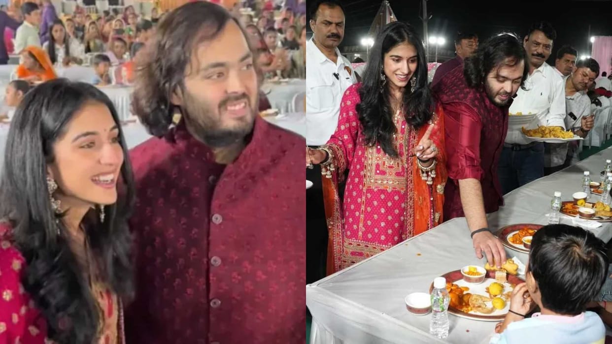 Anant Ambani to be wife Radhika Merchant seen welcoming paparazzi in Jamnagar won hearts with her generosity