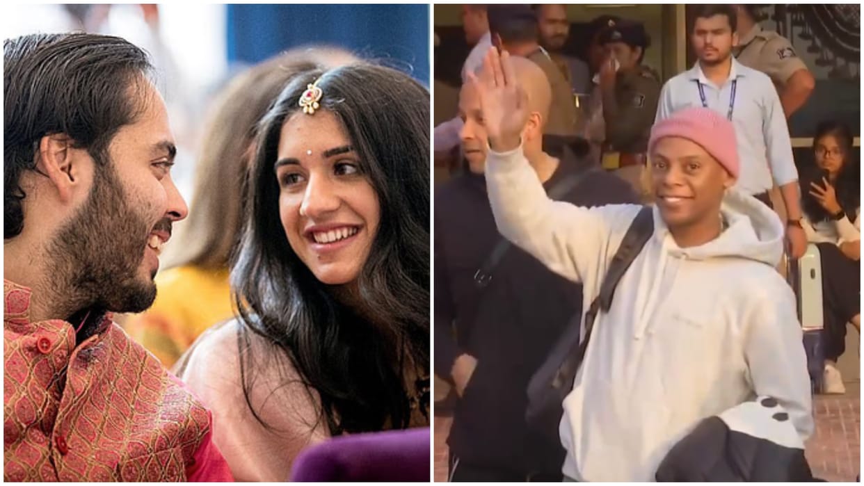 American Singer J. Brown Arrives in Jamnagar Gujarat for Anant Ambani Radhika Merchant Pre Wedding Festivities