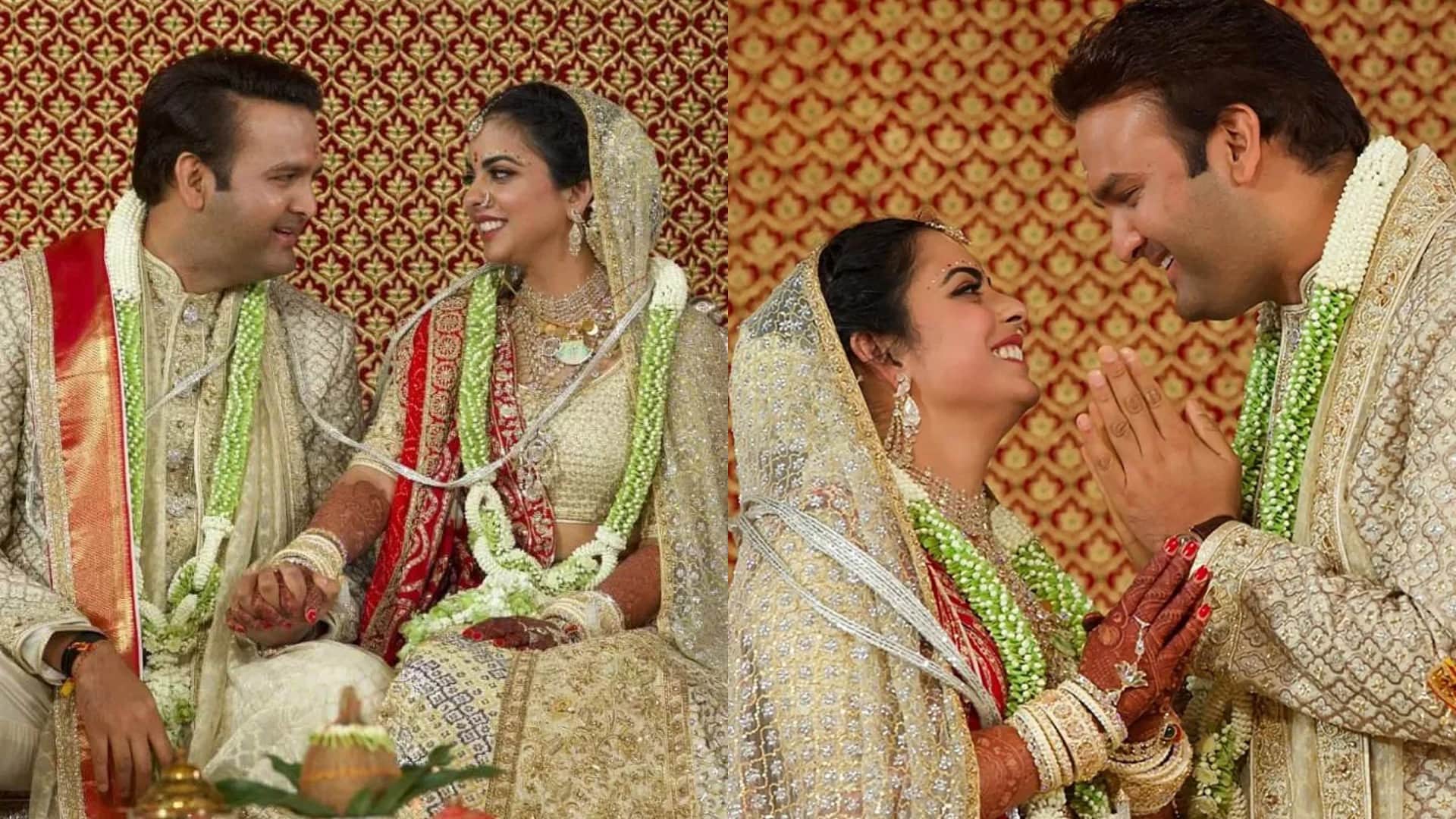 Isha Ambani and anand piramal wedding took place in a royal style Before Anant ambani and Radhika merchant