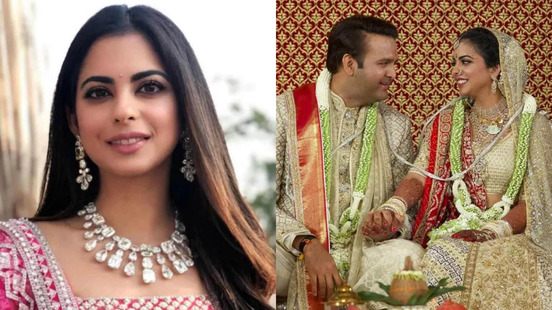 Isha Ambani and anand piramal wedding took place in a royal style Before Anant ambani and Radhika merchant