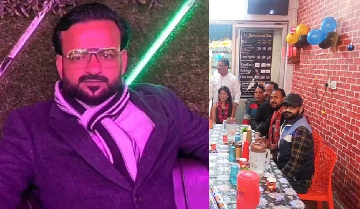 friends murdered Chairman of Rail Bazaar Ramlila Committee