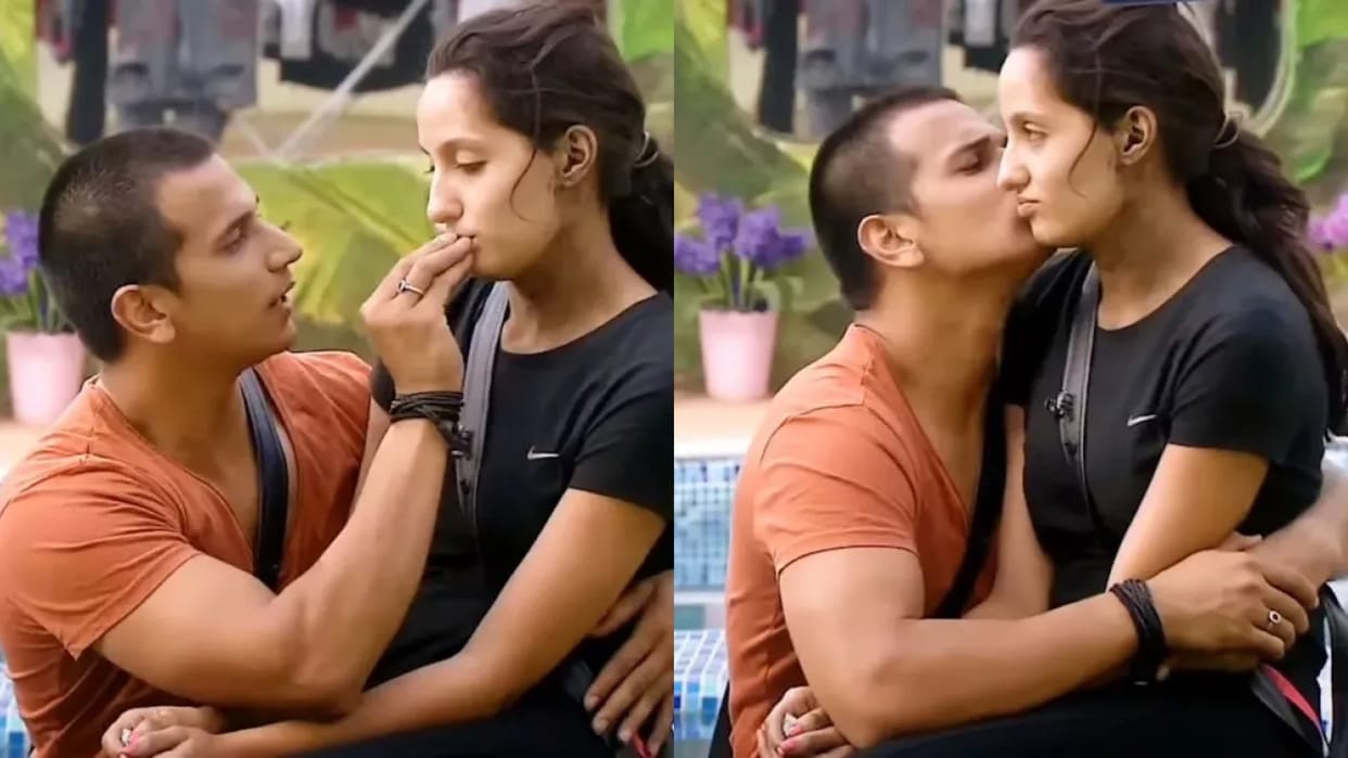 Prince Narula And Nora Fatehi Romance Video viral in salman khan show bigg boss 9 see Netizen reaction