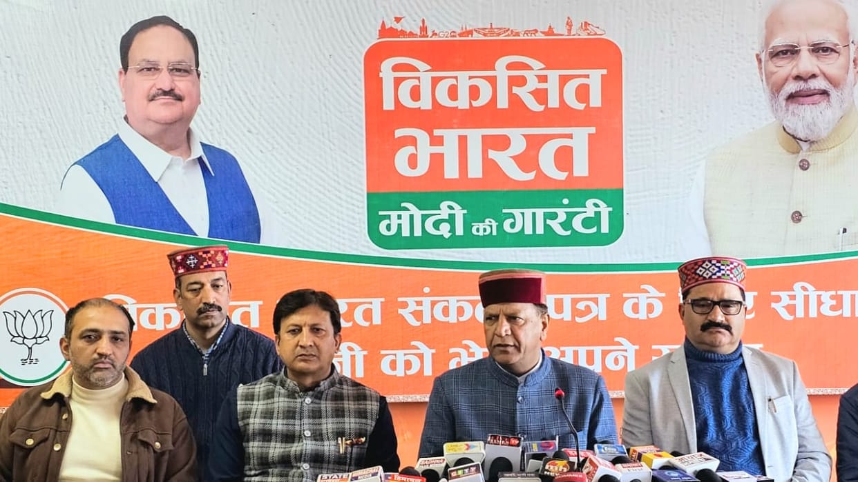 Rajeev Bindal said Congress has lost the moral basis of being in power.