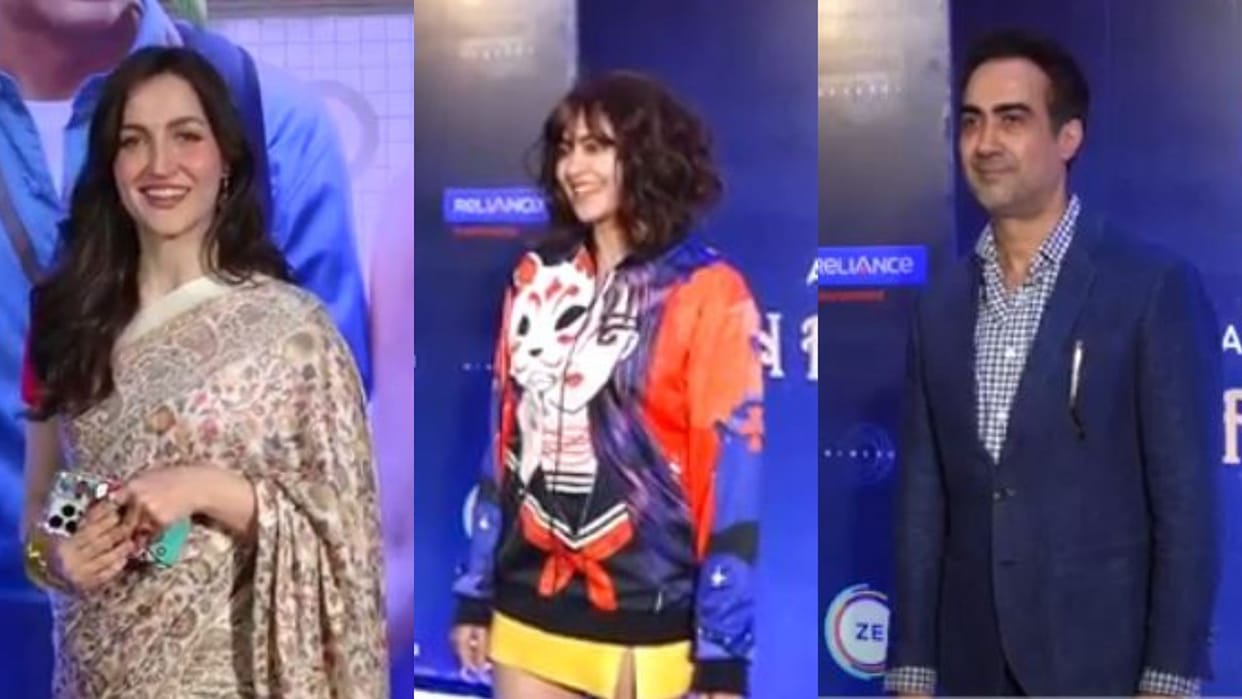 Red carpet screening of ZEE5 series Sunflower S2 Adah Sharma Sunil Grover ranvir Shorey Elli attend the event