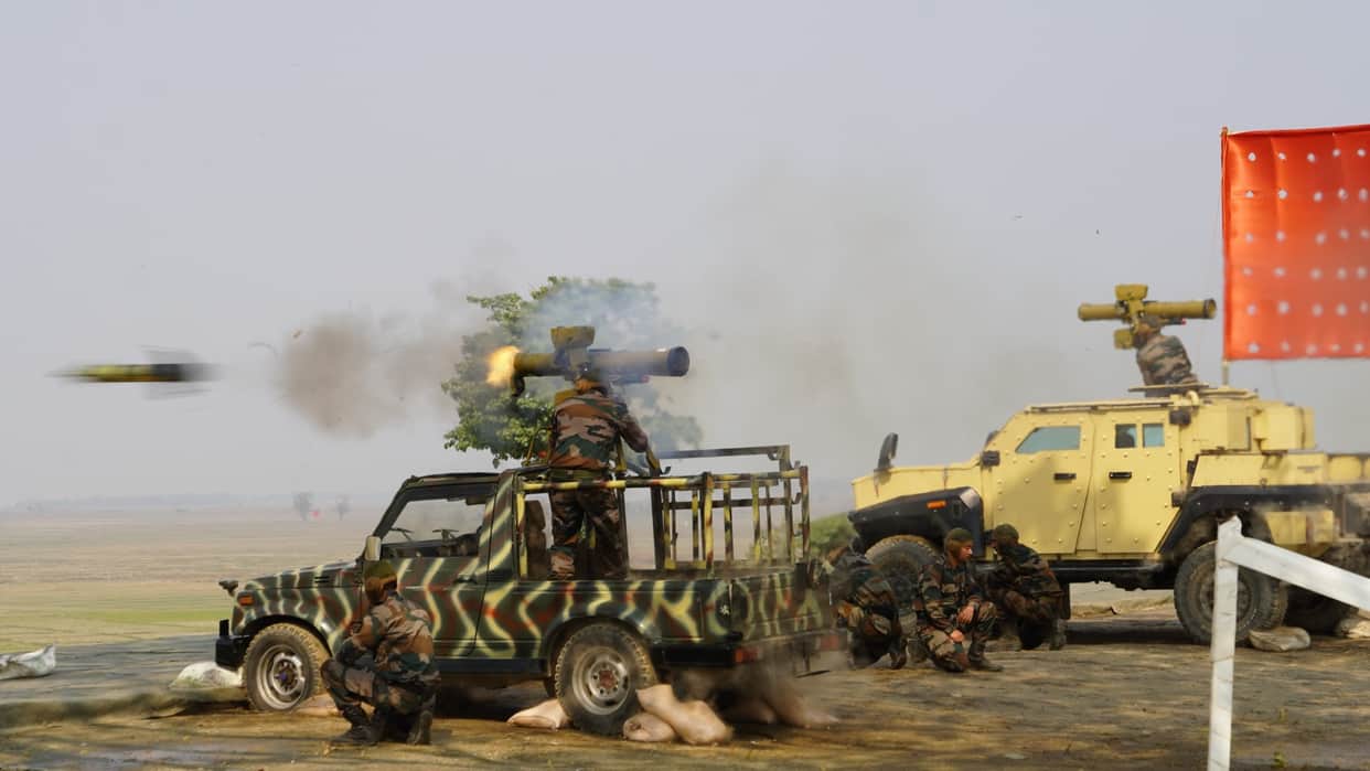 Annual Eastern Command Anti Tank Guided Missile field firing was conducted at Teesta Field Firing Range