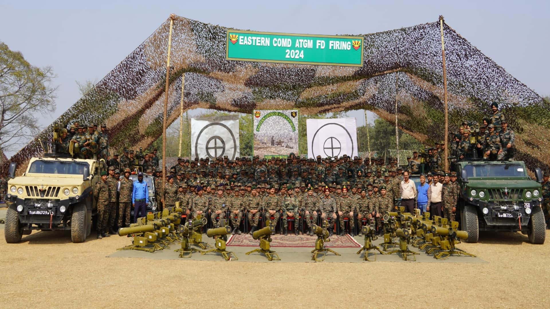 Annual Eastern Command Anti Tank Guided Missile field firing was conducted at Teesta Field Firing Range