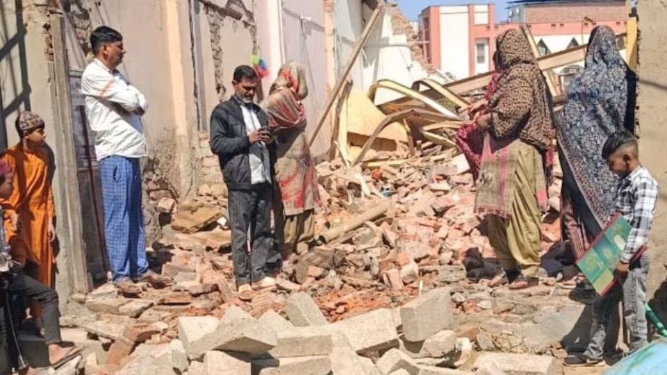 Rat miner vakil Hasan house demolished by Delhi Development Authority with bulldozer