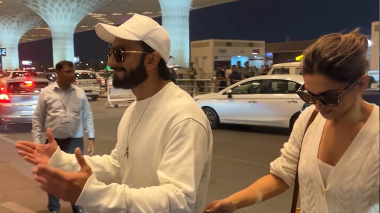 DEEPIKA PADUKONE RANVEER SINGH FLYING TO JAMNAGAR FOR PRE WEDDING FUNCTION OF ANANT AMBANI RADHIKA MERCHANT