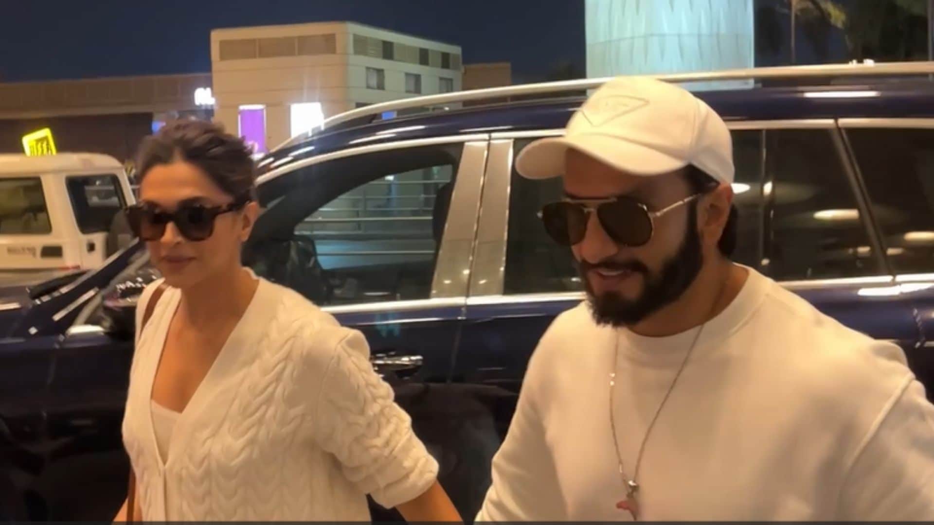 DEEPIKA PADUKONE RANVEER SINGH FLYING TO JAMNAGAR FOR PRE WEDDING FUNCTION OF ANANT AMBANI RADHIKA MERCHANT