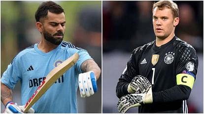 Kohli-Neuer: क्या विराट कोहली क्रिकेट के मैनुअल नेउर हैं? दिग्गज क्लब बायर्न म्यूनिख की यह प्रतिक्रिया वायरल Is Virat Kohli Manuel Neuer of cricket? Reaction of legendary football club Bayern Munich goes viral