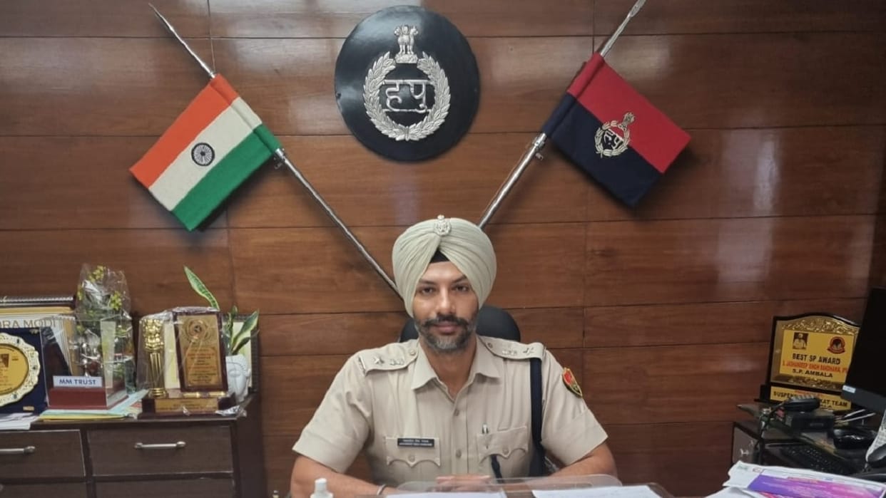 Fake ID created in name of Ambala SP Jashandeep Singh Randhawa on Facebook, thugs sent messages to people
