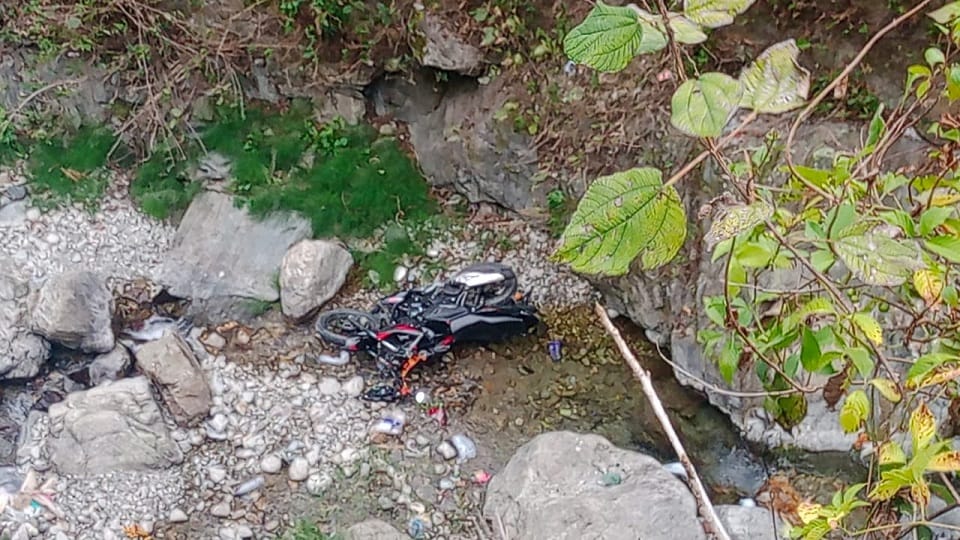 Nainital Accident: Two died after bike fell into ditch in nainital