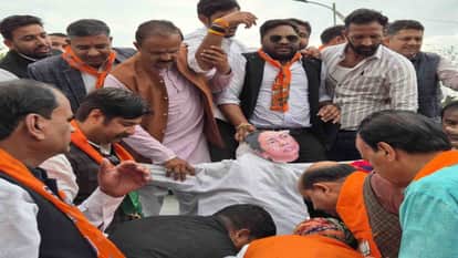 Rajasthan: BJP protested against sexual exploitation of women in Sandeshkhali.