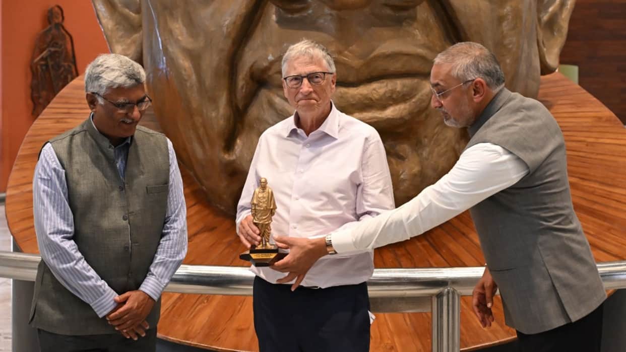 Bill Gates visits Statue of Unity, calls it 'incredible engineering feat'