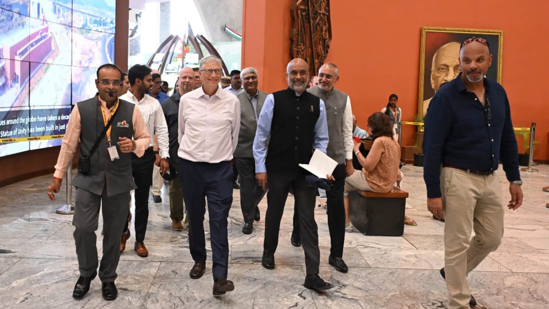 Bill Gates visits Statue of Unity, calls it 'incredible engineering feat'