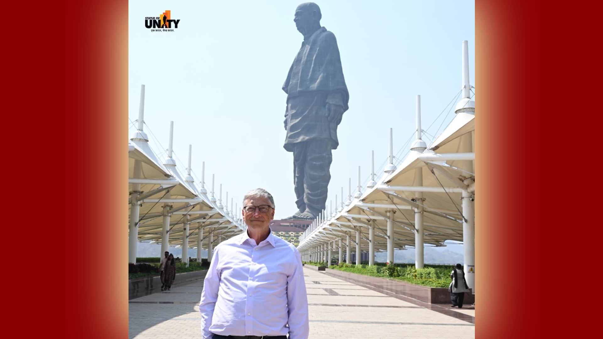 Bill Gates visits Statue of Unity, calls it 'incredible engineering feat'
