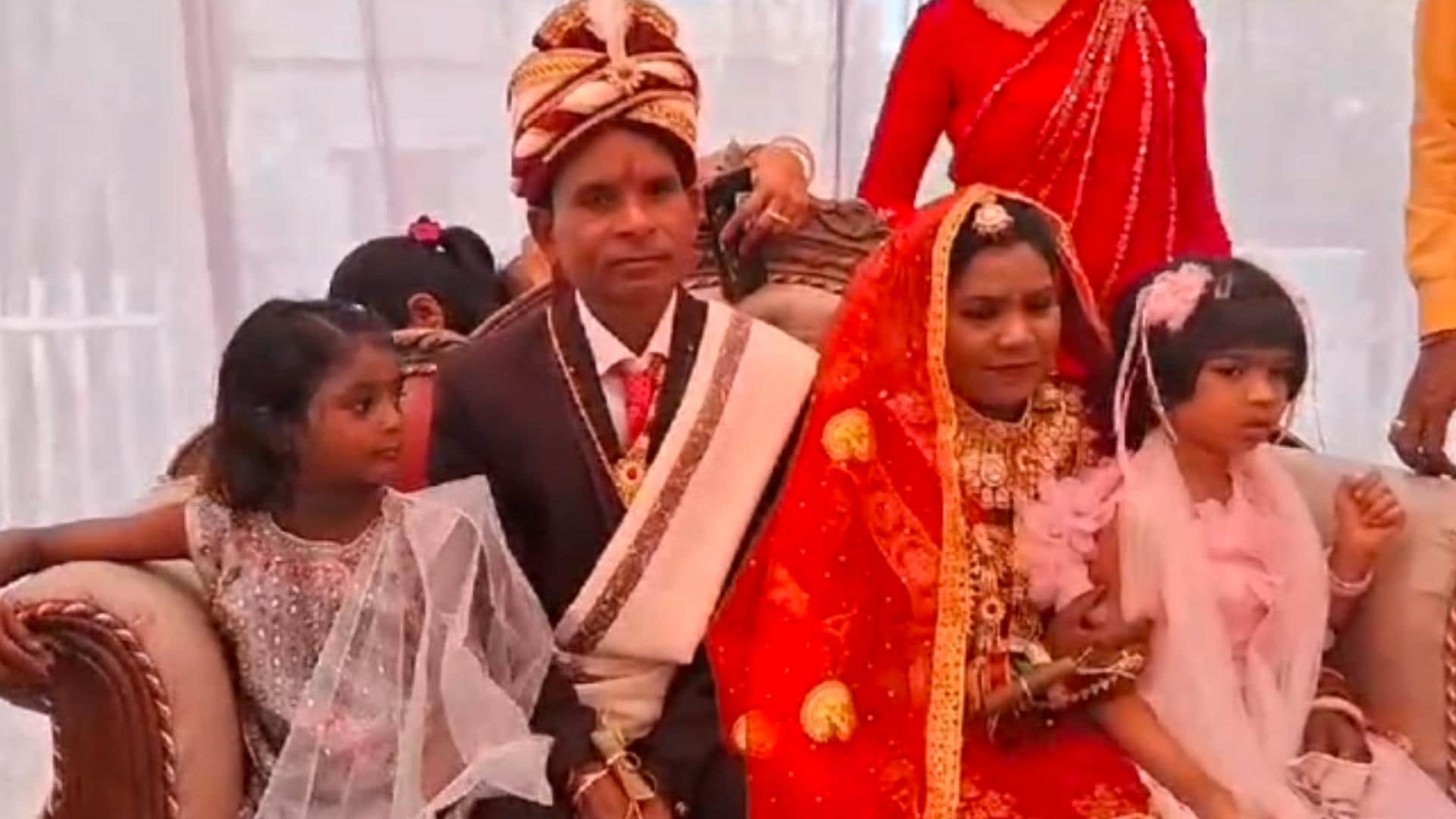 Betul's only porter Durga got married at station where she picked up luggage, MPs arrived to apply turmeric