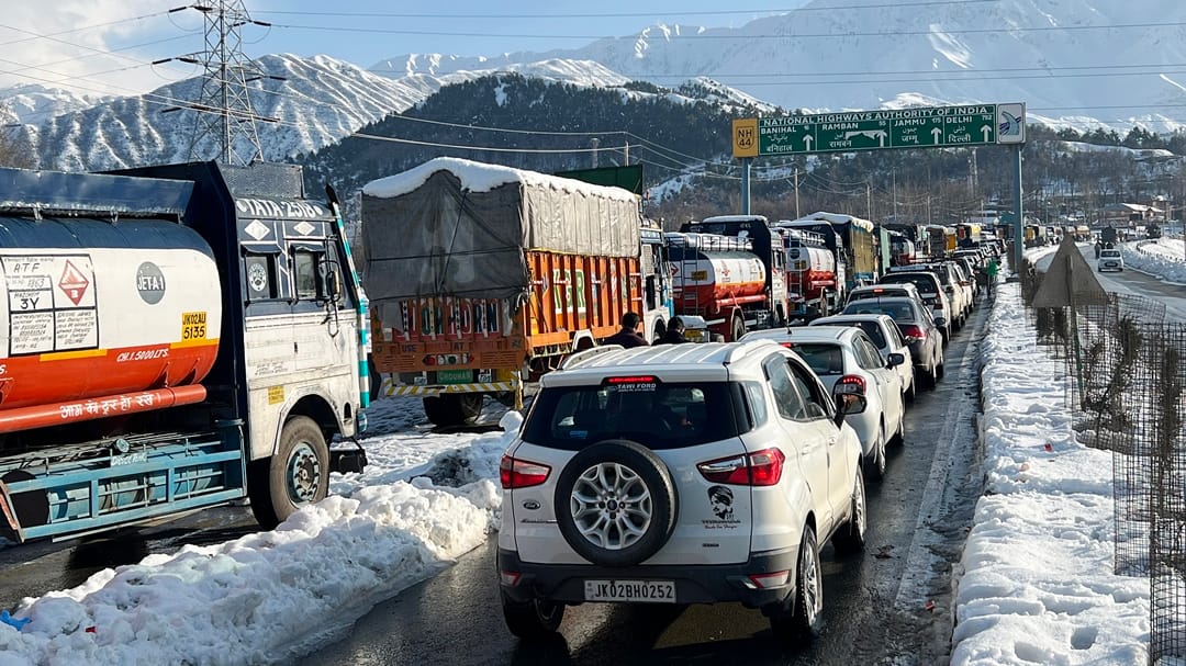 Mughal Road opens after four months Jammu Srinagar Highway partially restored