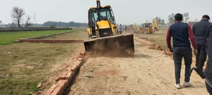 Meda team demolished more than 12 illegal colonies in Meerut